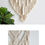 Thumbnail: Boho Chic Macramé Wall Hanging – Handwoven Geometric Cotton Tapestry
