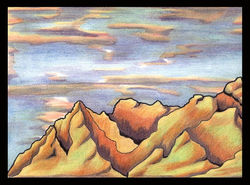 Catalina Mountains at Sunset