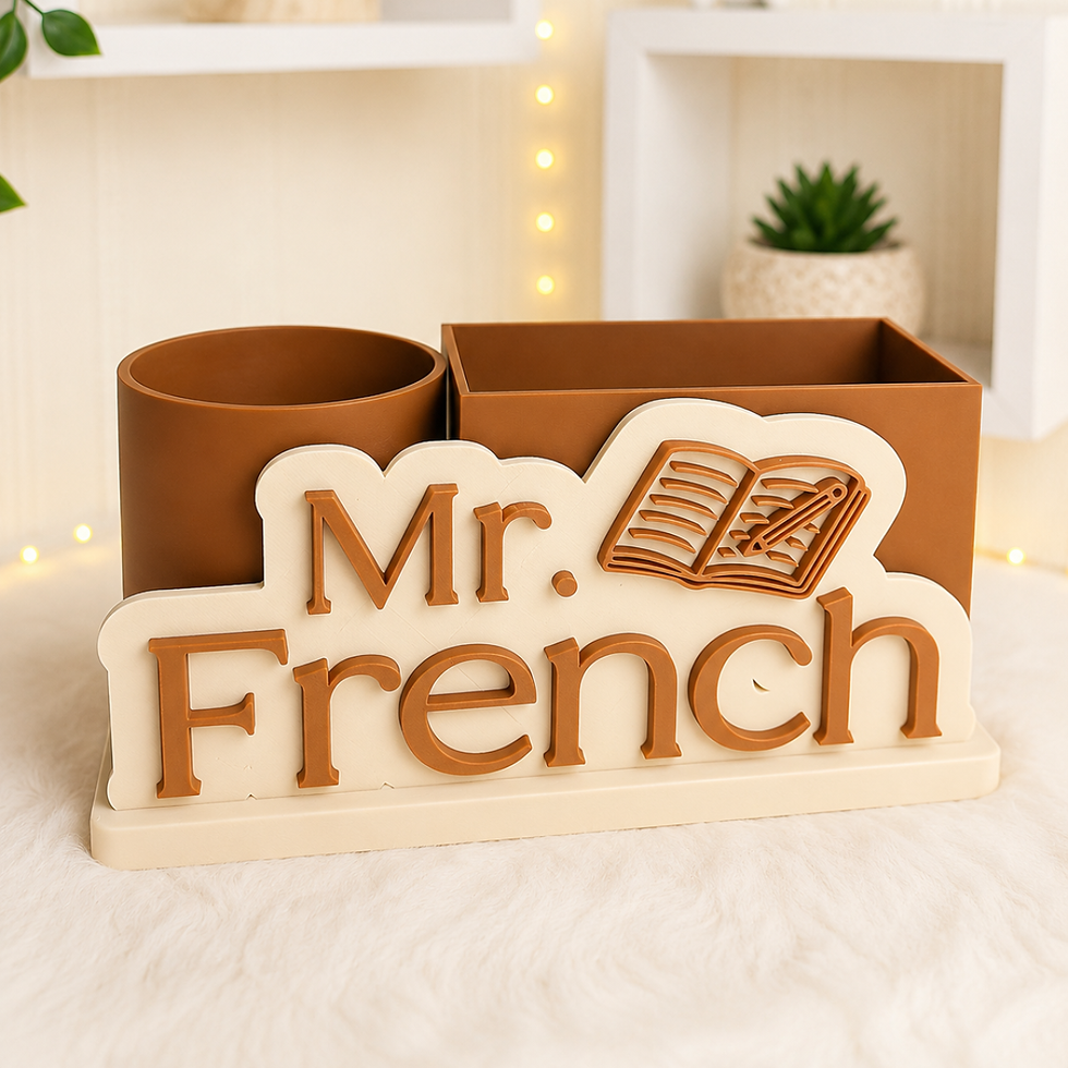 Thumbnail: Teacher / Colleague Personalized Desk Organiser