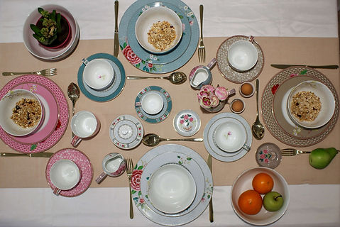 PipStudio_rosa,beige,hellblau Geschirr_T