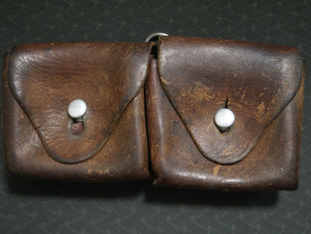 スイス軍2pkレザーポーチ