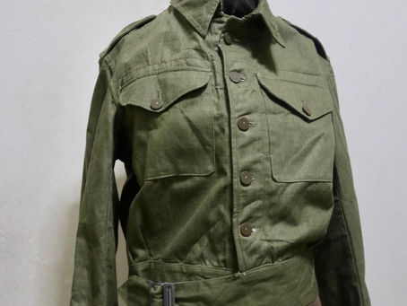 イギリス軍グリーンデニムジャケット