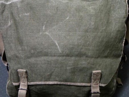 フランス軍リネンショルダーバッグ