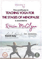 Yoga for Menopause Certificate