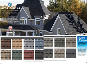 BP Mystique 42 shingle colors