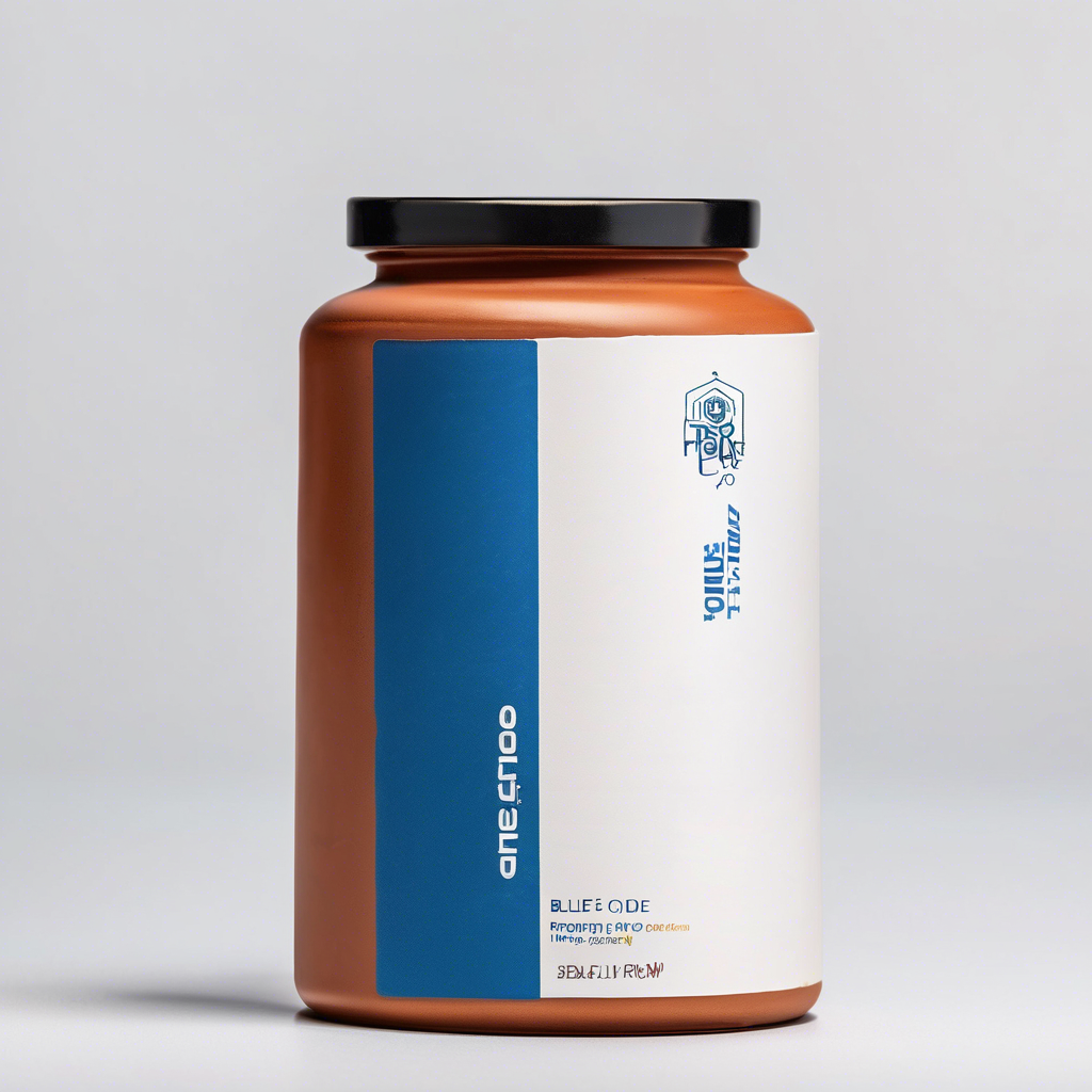 Blue Oxide Jar