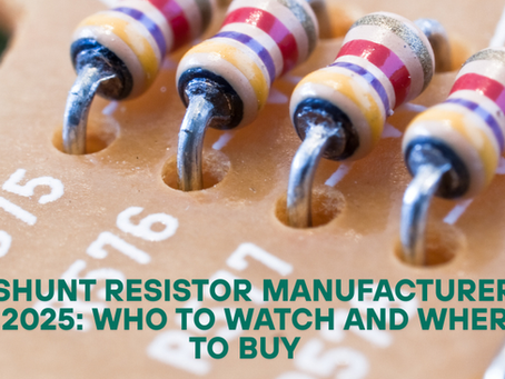 13 Shunt Resistor Manufacturers in 2025: Who to Watch and Where to Buy