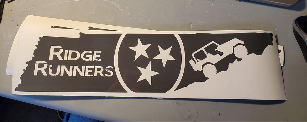 Thumbnail: RIDGE RUNNERS Jeep Club of Tennessee Decal