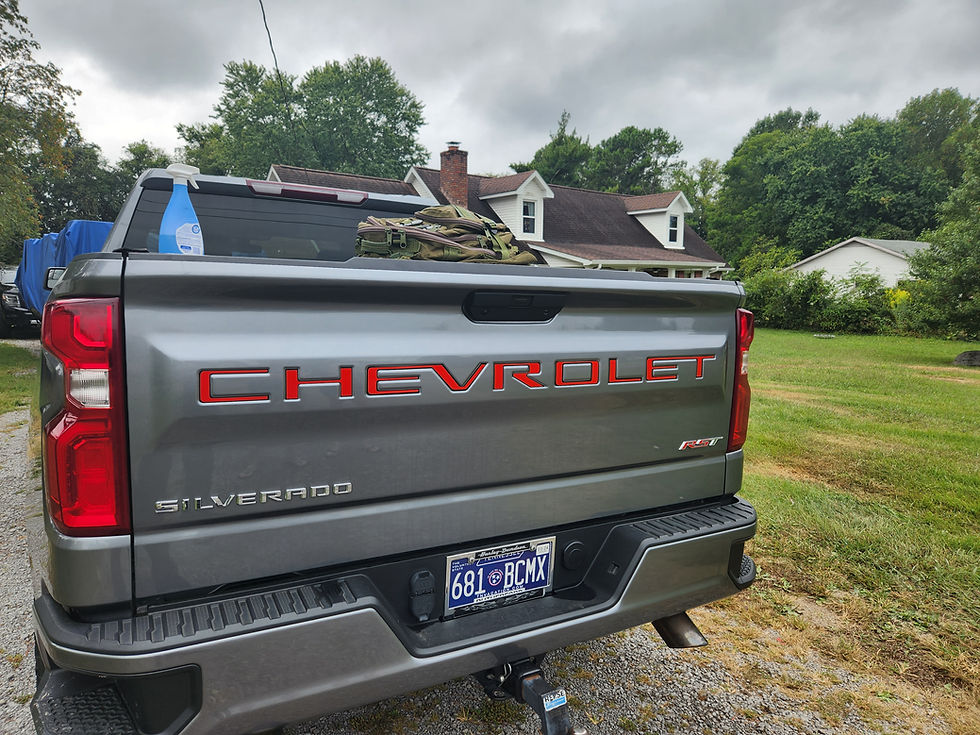 Thumbnail: 2019+ Two-Layer CHEVROLET Tailgate Inlay Decals for Silverado