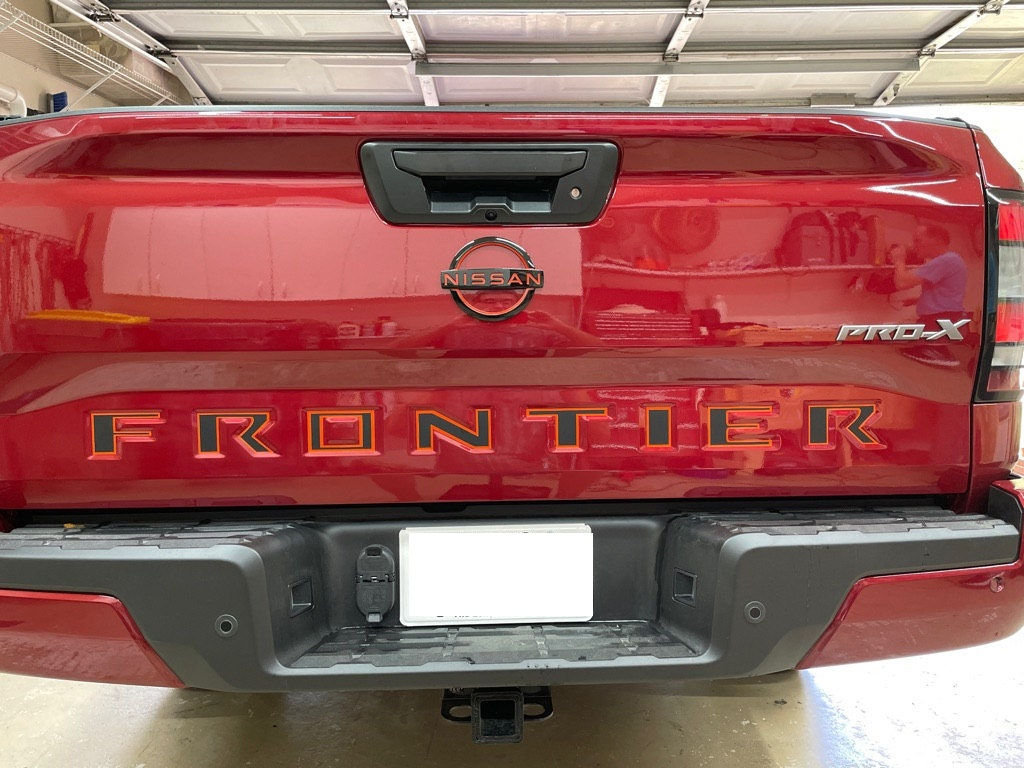 2022 Two-Layer Frontier Tailgate Inlays