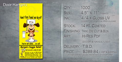 K2 - Door Hangers Special