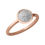 Thumbnail: Links of London Diamond Essentials 18kt Rose Gold Vermeil & Pave Round Ring