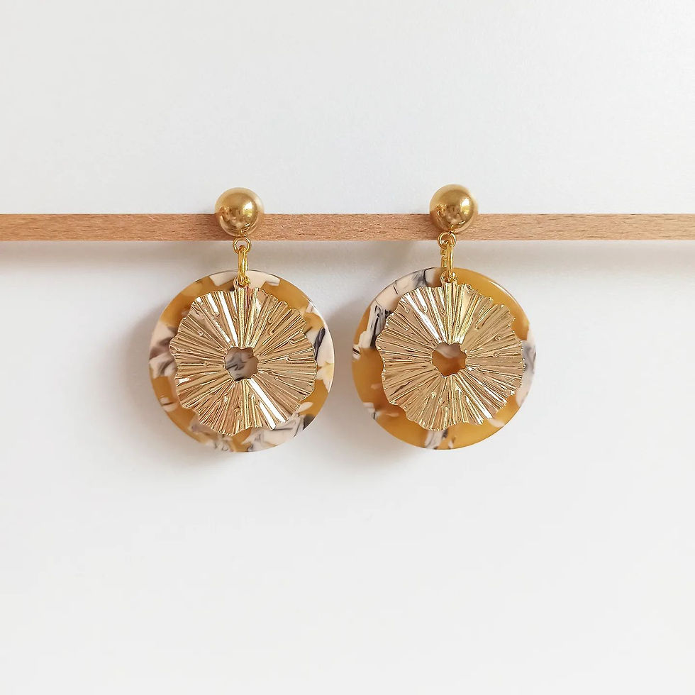 Miniature : Boucles d'oreilles Noémie (14 couleurs)