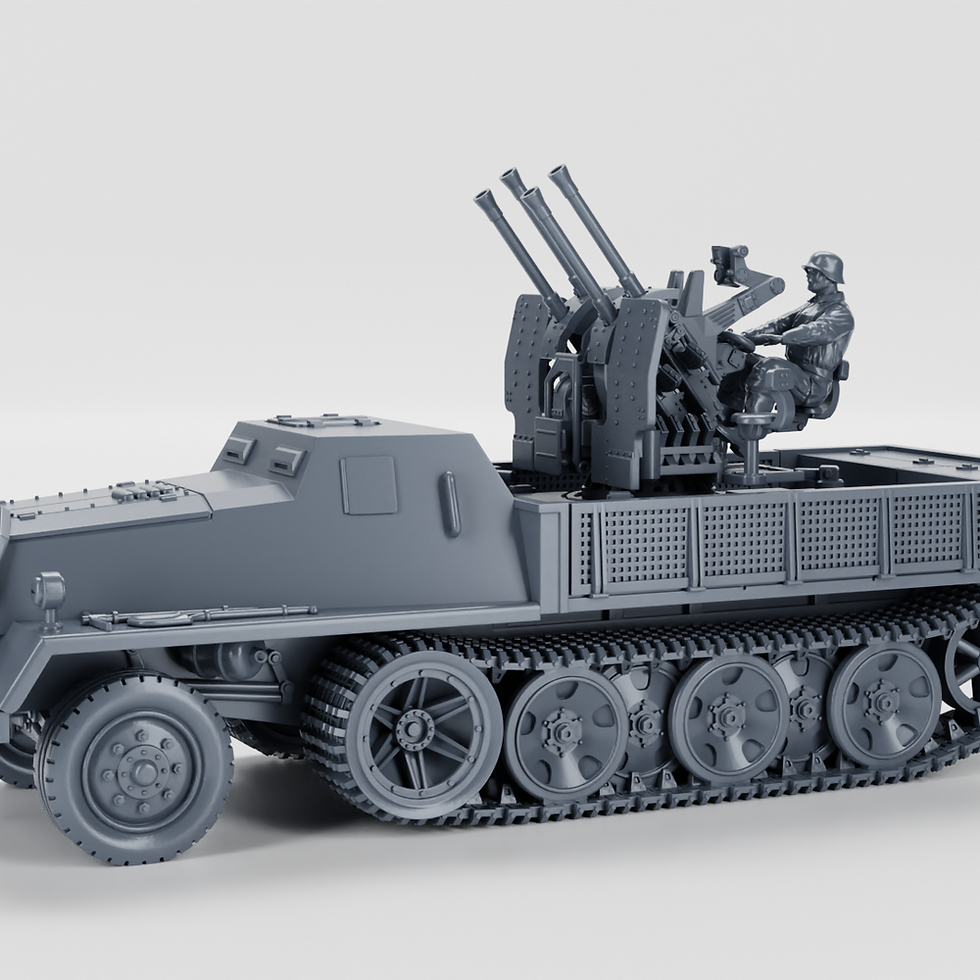 Thumbnail: SWS armored cabin+ 37mm FlaK37 + 20mm Flak38 auf sWS + Gunners - COMMERCIAL USE