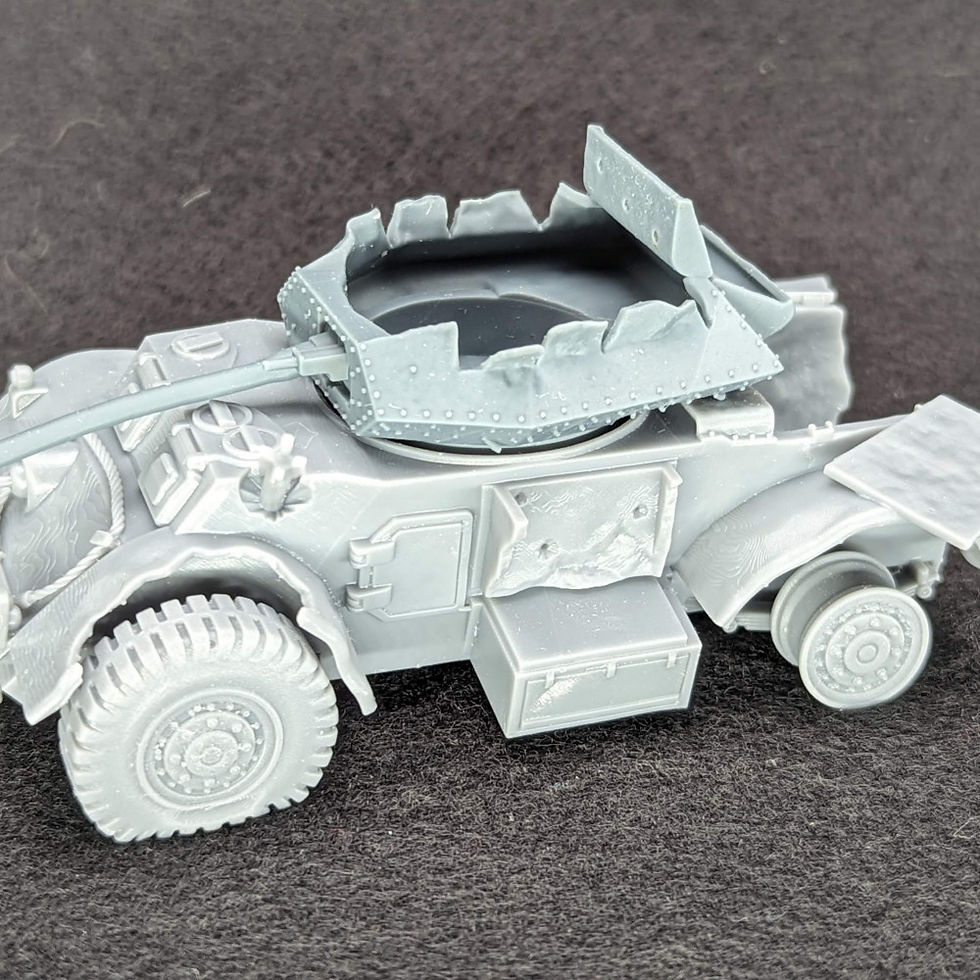 Thumbnail: Destroyed Armored Car Staghound Mk.III (US+UK, WW2) - PERSONAL USE
