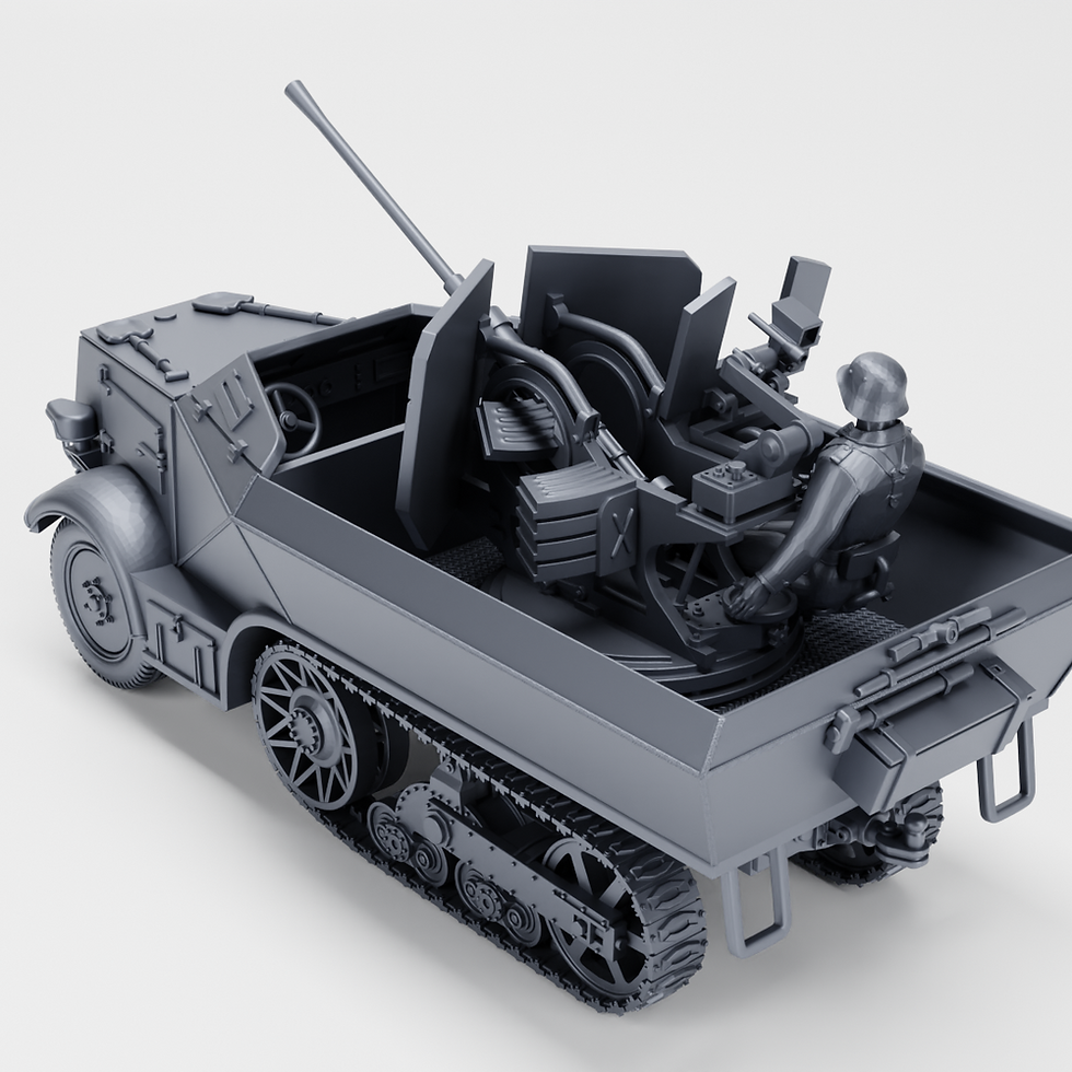 Прев'ю: Напів -трек Unic U304 (F) з 2 см Flak (пізно) (Німеччина+Франція, Друга світова війна) - комерційна
