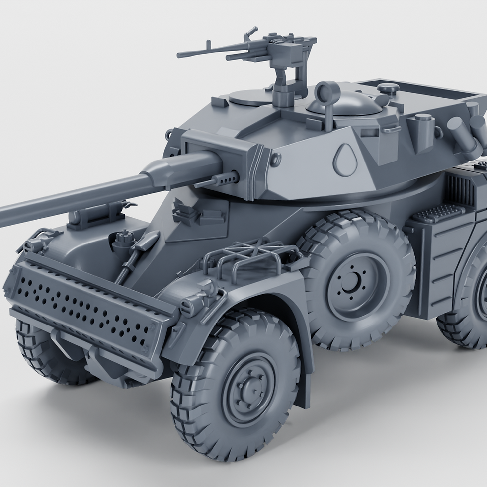 Thumbnail: Panhard AML 90 (France, Cold war) (scale 1:56 and 1:100) - PERSONAL USE