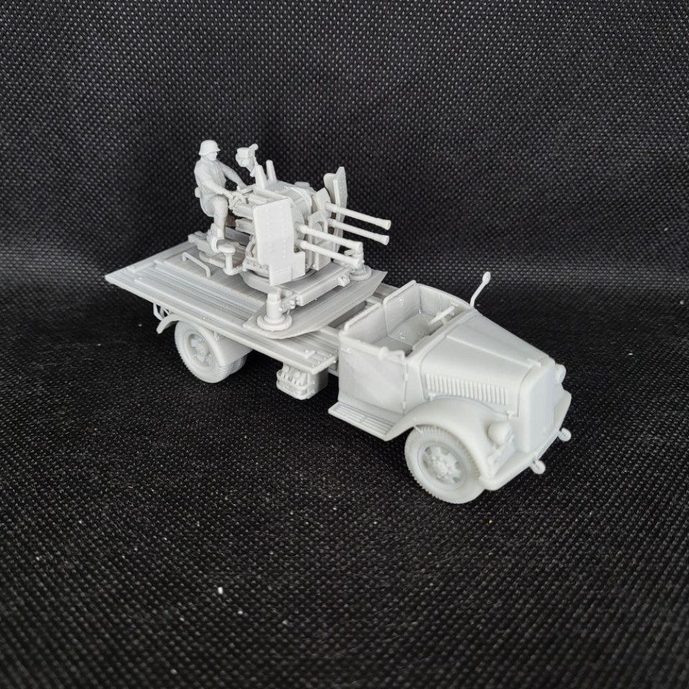 Opel Blitz з 20-мм гарматою Flakvierling 38 AA + 1 навідник (Німеччина, Друга світова війна) - КОМЕРЦ