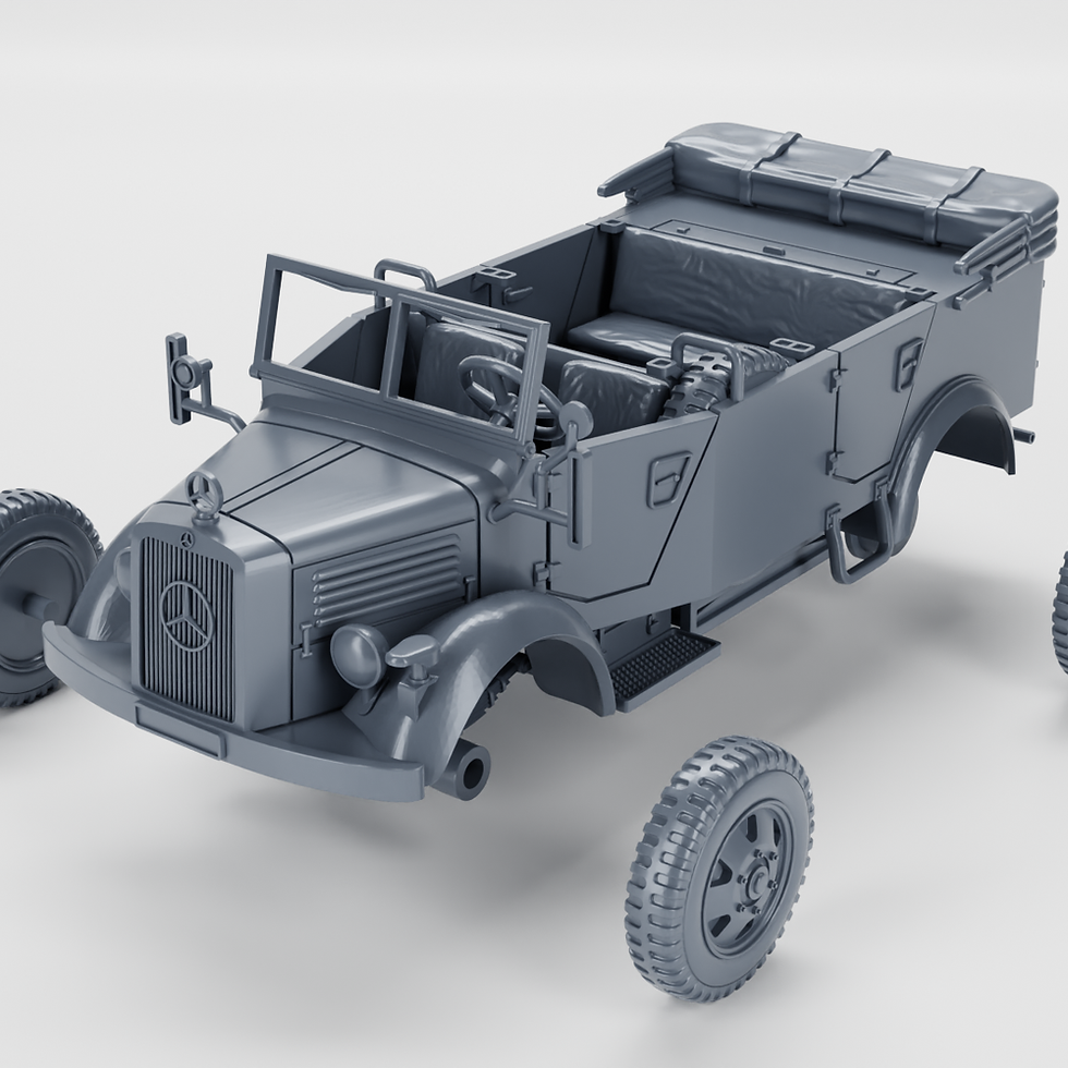 Прев'ю: Mercedes-Benz L1500A (1,5-тонна, 4х4) (Німеччина, Друга світова війна)-комерційне використання