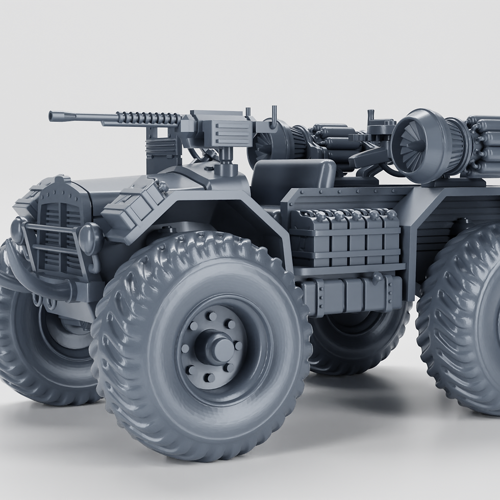 Thumbnail: Camionetta Desertica AS-43 (Italy, WW2) converted to CYBERPUNK style - COMMERC