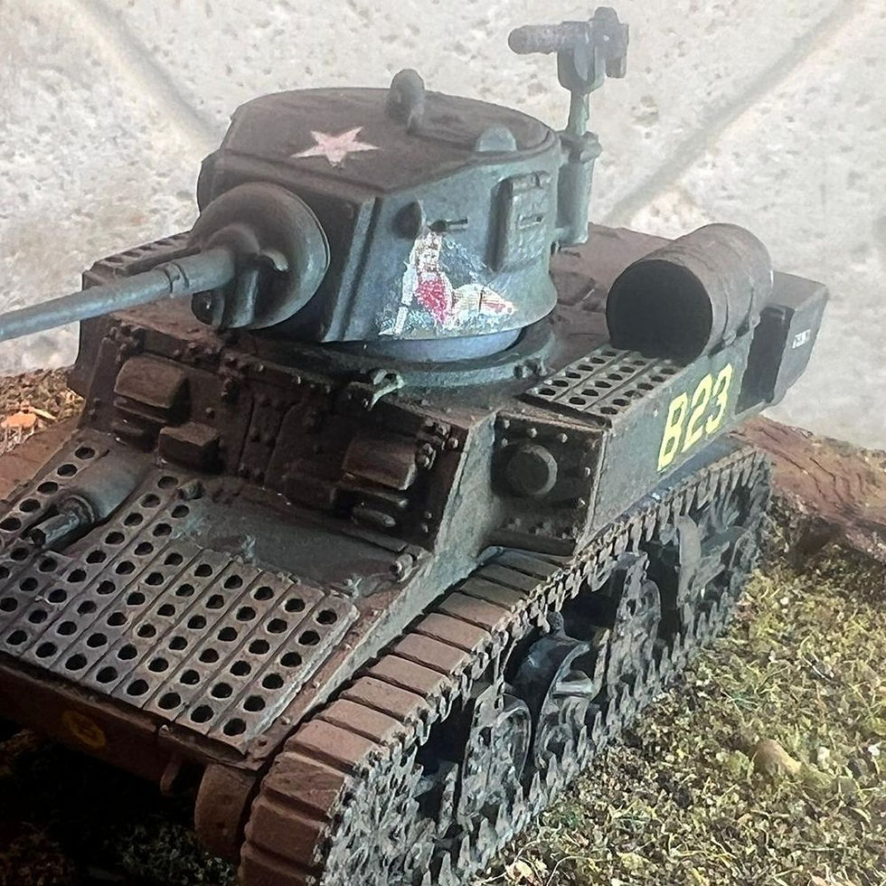 Прев'ю: M3A1 Stuart з вогнеметом на корпусі (США, Друга світова війна) - КОМЕРЦІЙНЕ ВИКОРИСТАННЯ