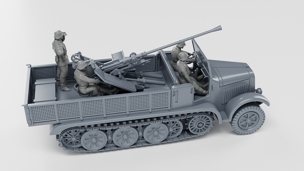 Прев'ю: Напівгусеничний Sd.Kfz.6/2 - 3.7cm Flak 36 Auf 5t Zugkraftwagen+Crewmen - КОМЕРЦІЙНИЙ
