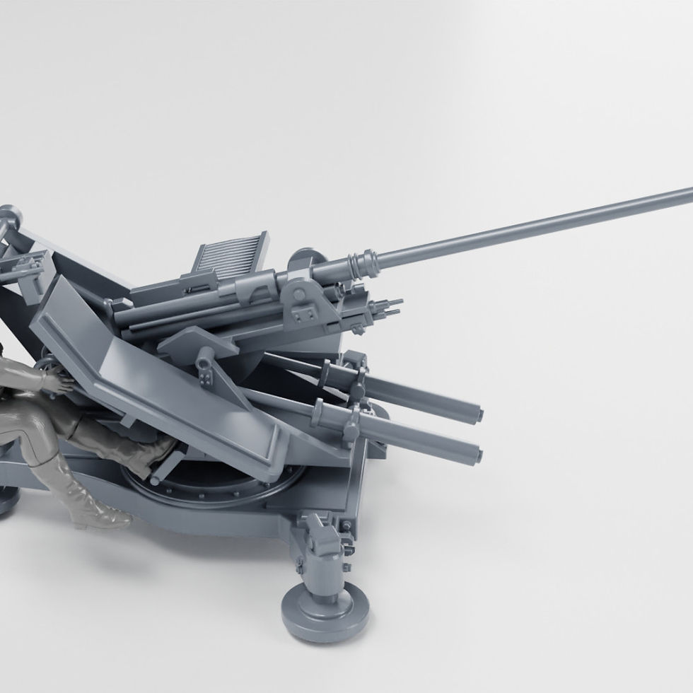 Thumbnail: Anti-aircraft gun 37mm Flak 36 + Gun operator (Germany, WW2) - PERSONAL USE