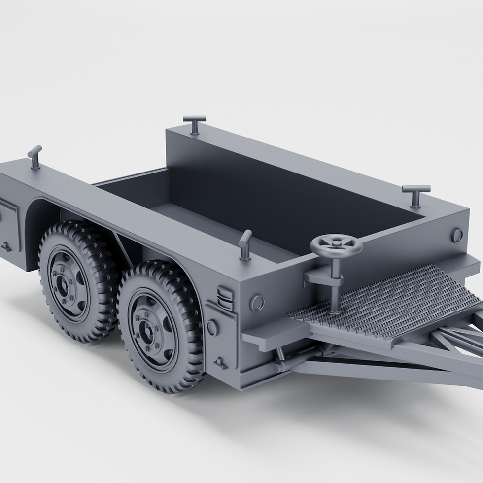 Прев'ю: M7 Trailer Tandem Axle (2 -тонна, 4 колеса) (США, Друга світова війна) - Особисте використання