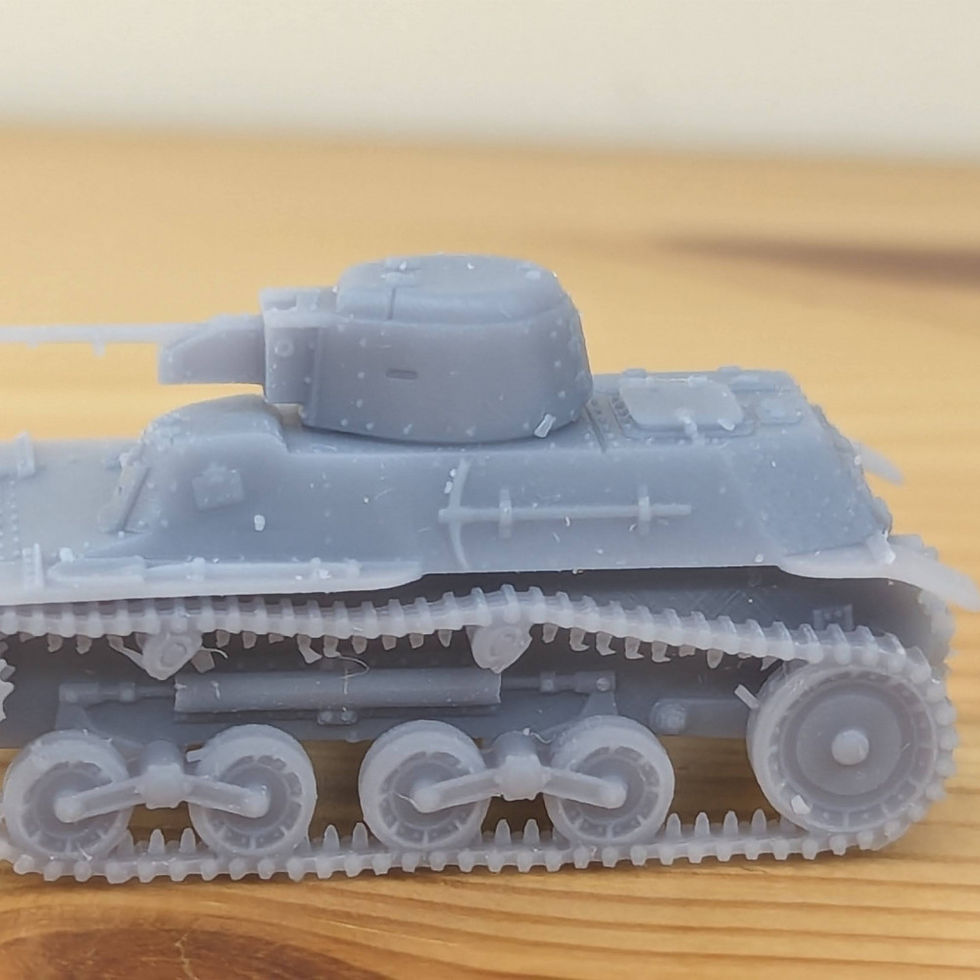 Thumbnail: Type 97 Te-Ke Tankette + 2 Tankmen (Japan, WW2) - COMMERCIAL USE