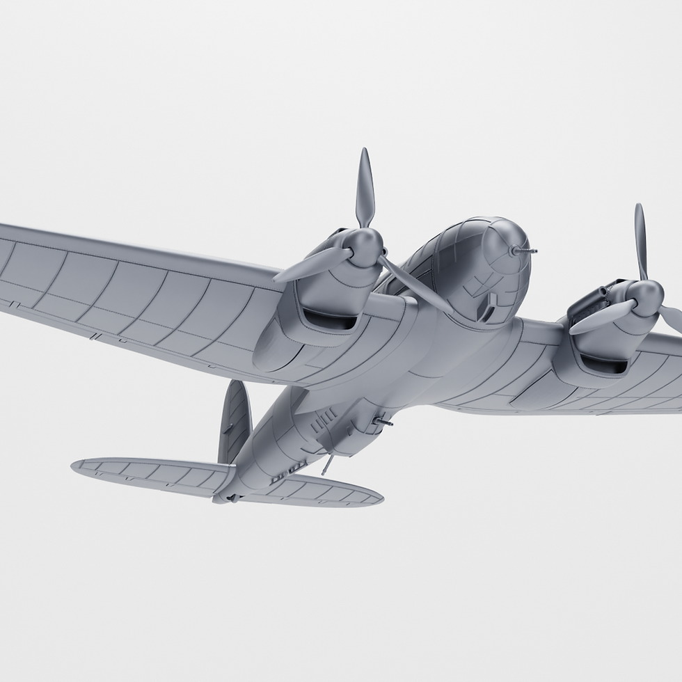 Thumbnail: Heinkel He 111 H6 + 3 Pilots (Germany, WW2) - PERSONAL USE