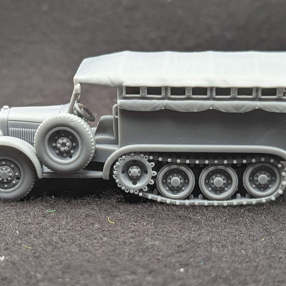Thumbnail: PZInz 222 - Half-Track Supply Truck - wz.39 (Poland, WW2) - COMMERCIAL USE