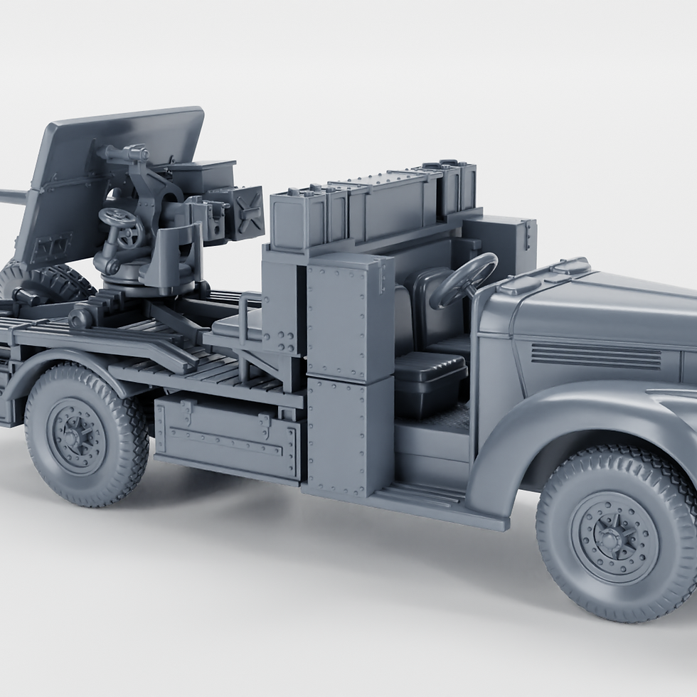 Thumbnail: Chevrolet WD 30 CWT truck (1.5 tons) - 2-Pdr QF Portee (US, WW2) - PERSONAL USE