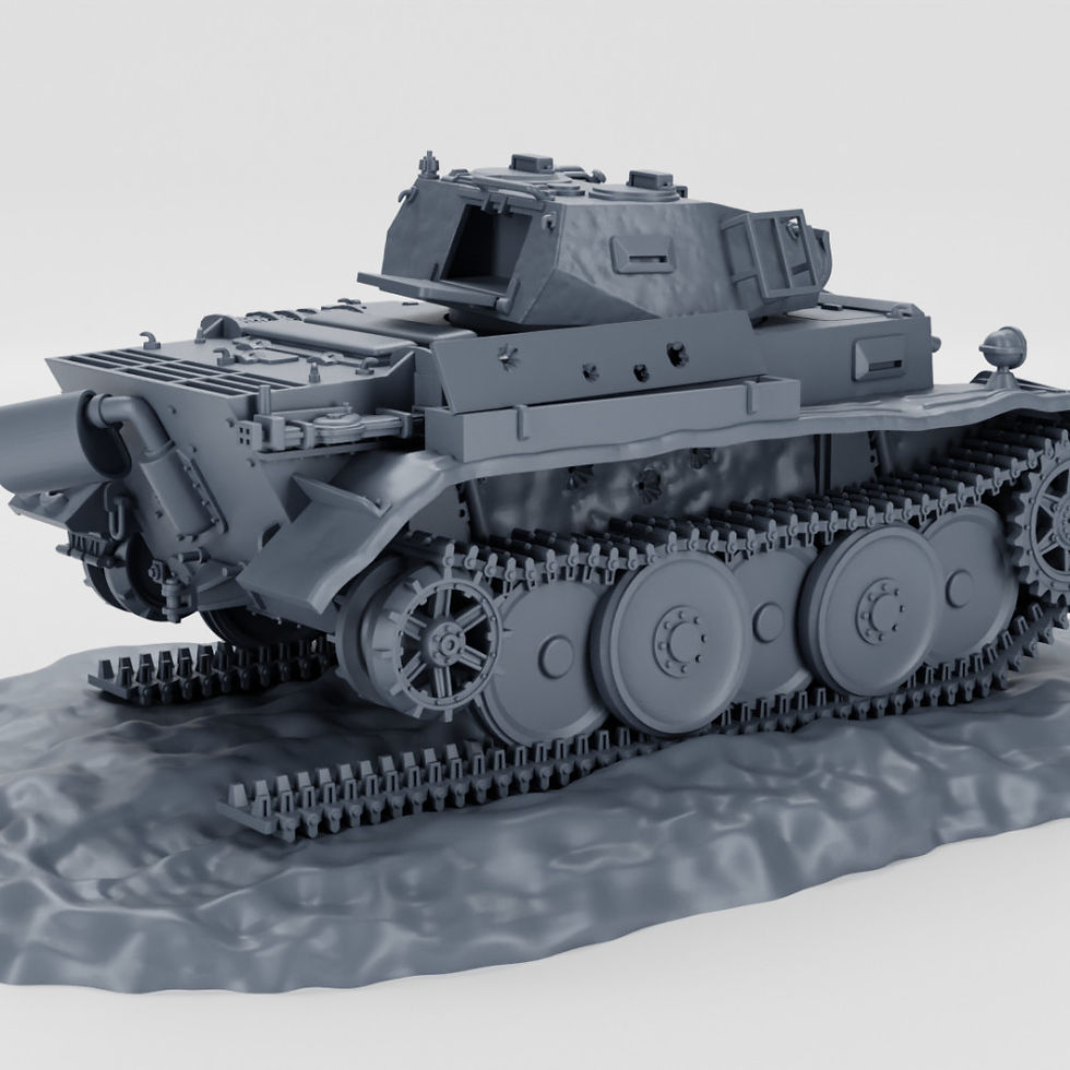 Thumbnail: Destroyed Panzer II Ausf.L «Luchs» (Germany, WW2) - COMMERCIAL USE