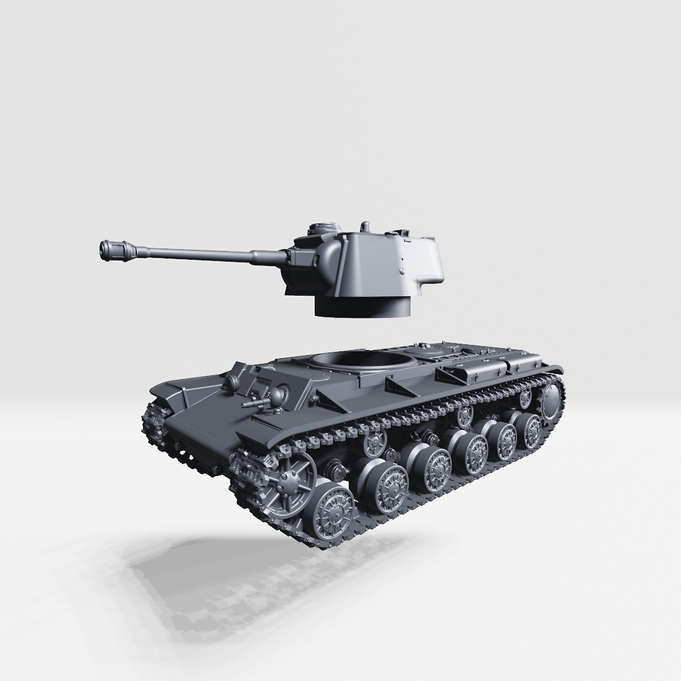 Прев'ю: Panzer KV-1B 756 (R) (KV-1 з 7,5 см KWK 40) (AD-HOC, Німеччина, Друга світова війна)-особисте