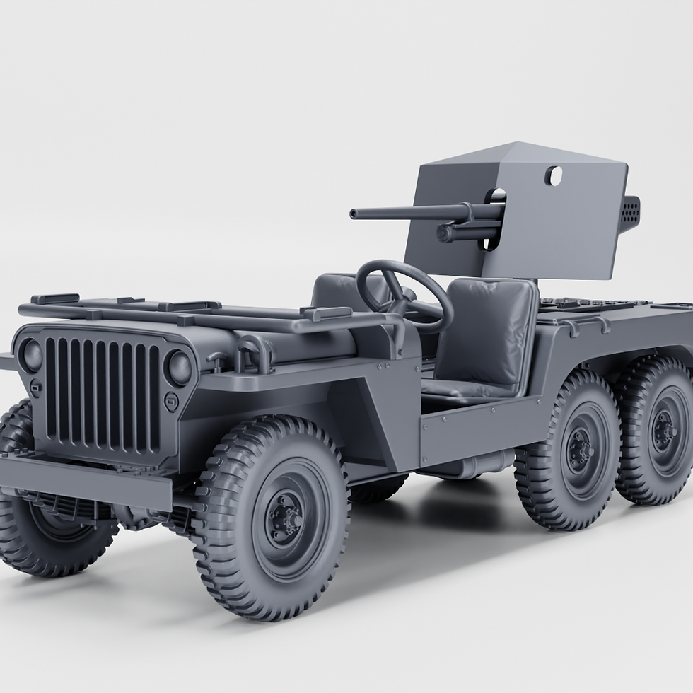 Willys 6x6 Super-Jeep 37mm T14 GMC (US, WW2) - PERSONAL USE