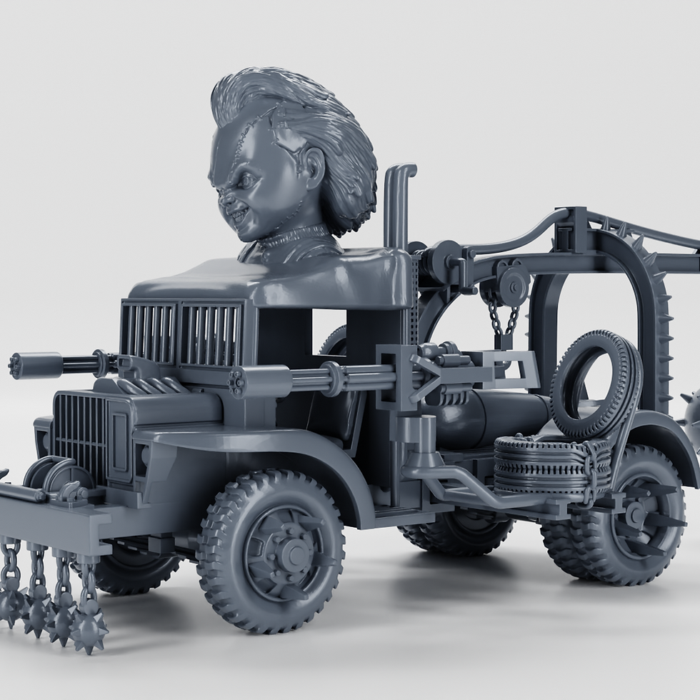 Ford GTBC Bomb Service Truck (US, WW2) - converted to CYBERPUNK style - COMMERC