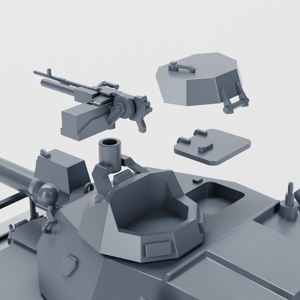 Прев'ю: EE-9 Cascavel (Brazil, Cold War) (1:56 and 1:100 scale) - PERSONAL USE