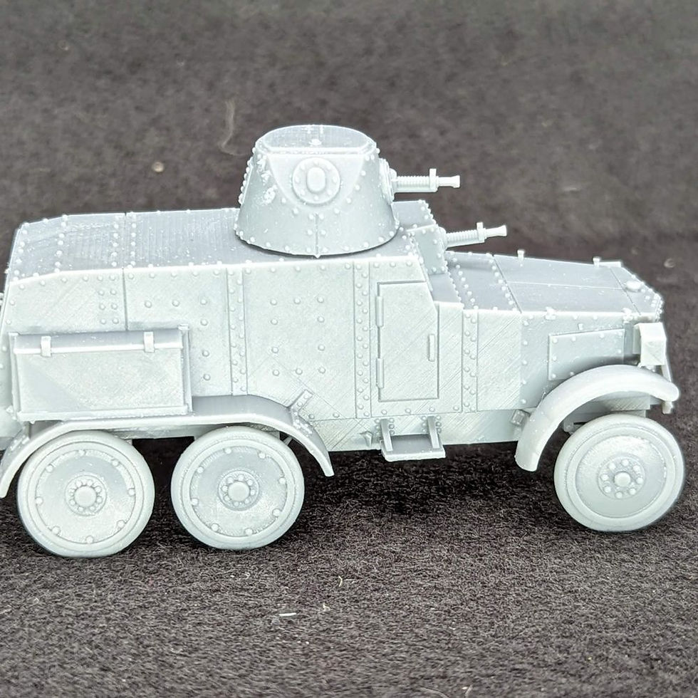 Thumbnail: Type 92 Chiyoda armored Car (6x6) + 2 Tankmen (Japan, WW2) - COMMERCIAL USE