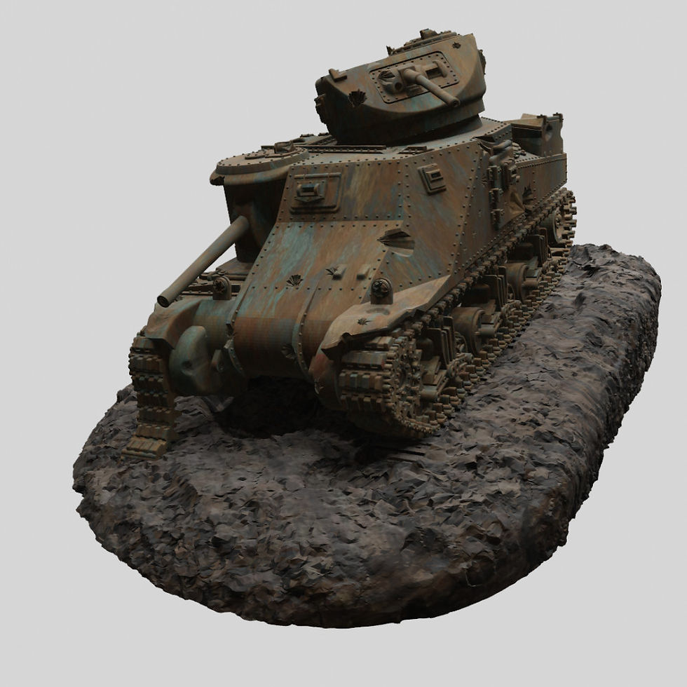Прев'ю: Знищений середній танк M3 Lee (США, Друга світова війна) - ОСОБИСТЕ ВИКОРИСТАННЯ