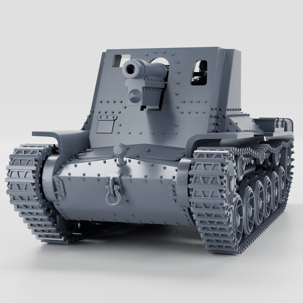 Thumbnail: Type 4 Ho-Ro SPG + 1 Tankman (Japan, WW2) - COMMERCIAL USE