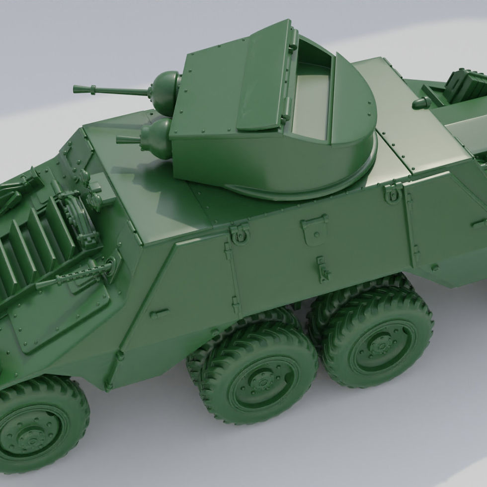 Прев'ю: Бронеавтомобіль Steyr ADGZ (8 Рад) + 2 танкісти (Австрія, Німеччина, Друга світова війна) - ОСОБИСТИЙ