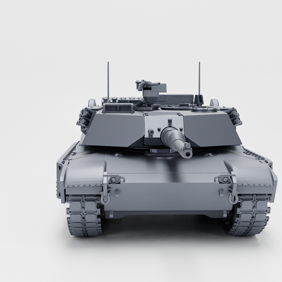 Thumbnail: M1A1 Abrams (US, Cold War) (1:56 and 1:100 scale) - PERSONAL USE