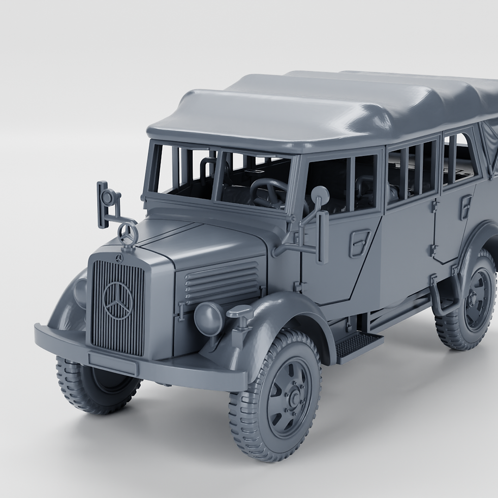 Прев'ю: Mercedes-Benz L1500A (1,5-тонна, 4х4) (Німеччина, Друга світова війна)-комерційне використання