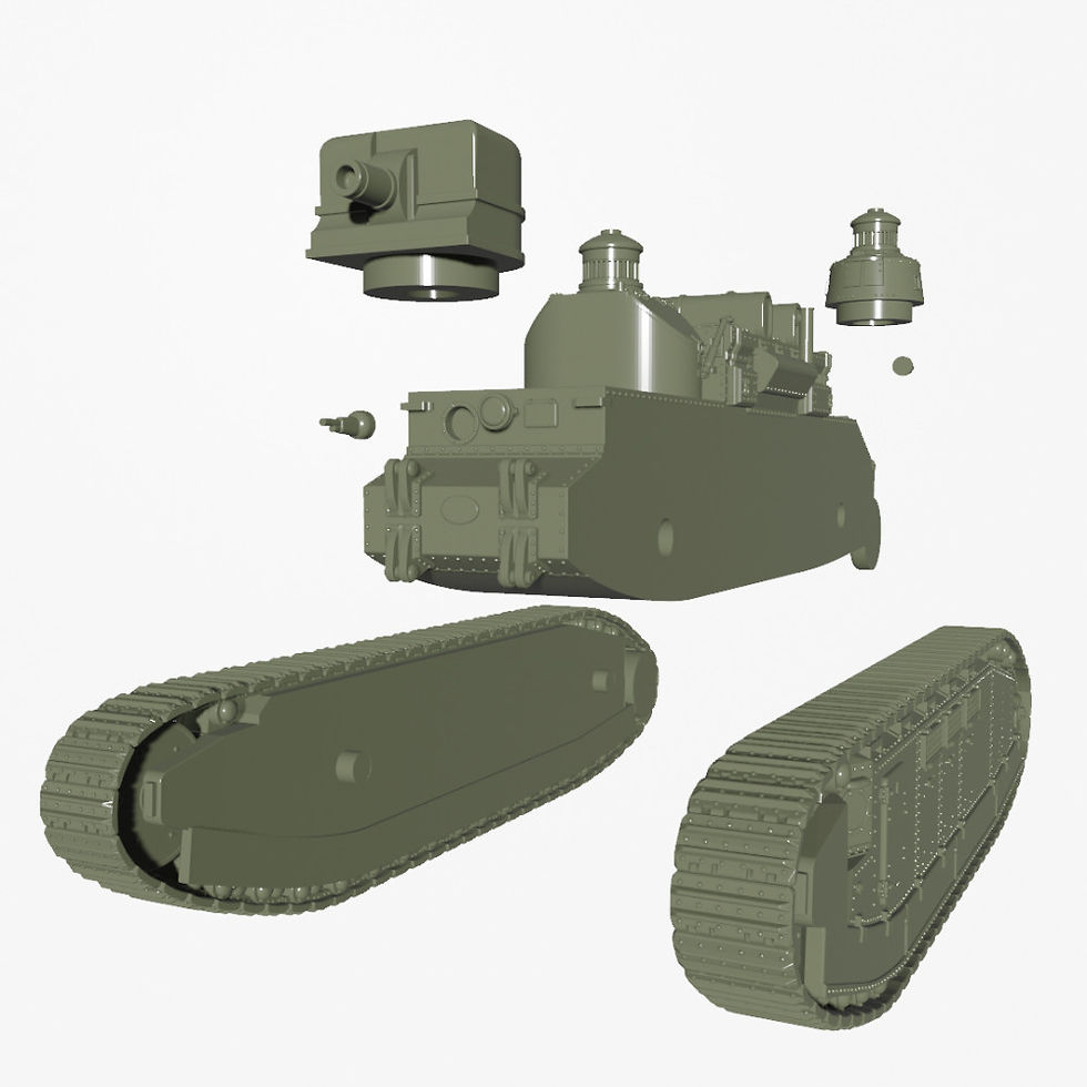 Thumbnail: Super heavy Tank FCM Char 2C - Champagne (France, WW2) - COMMERCIAL USE