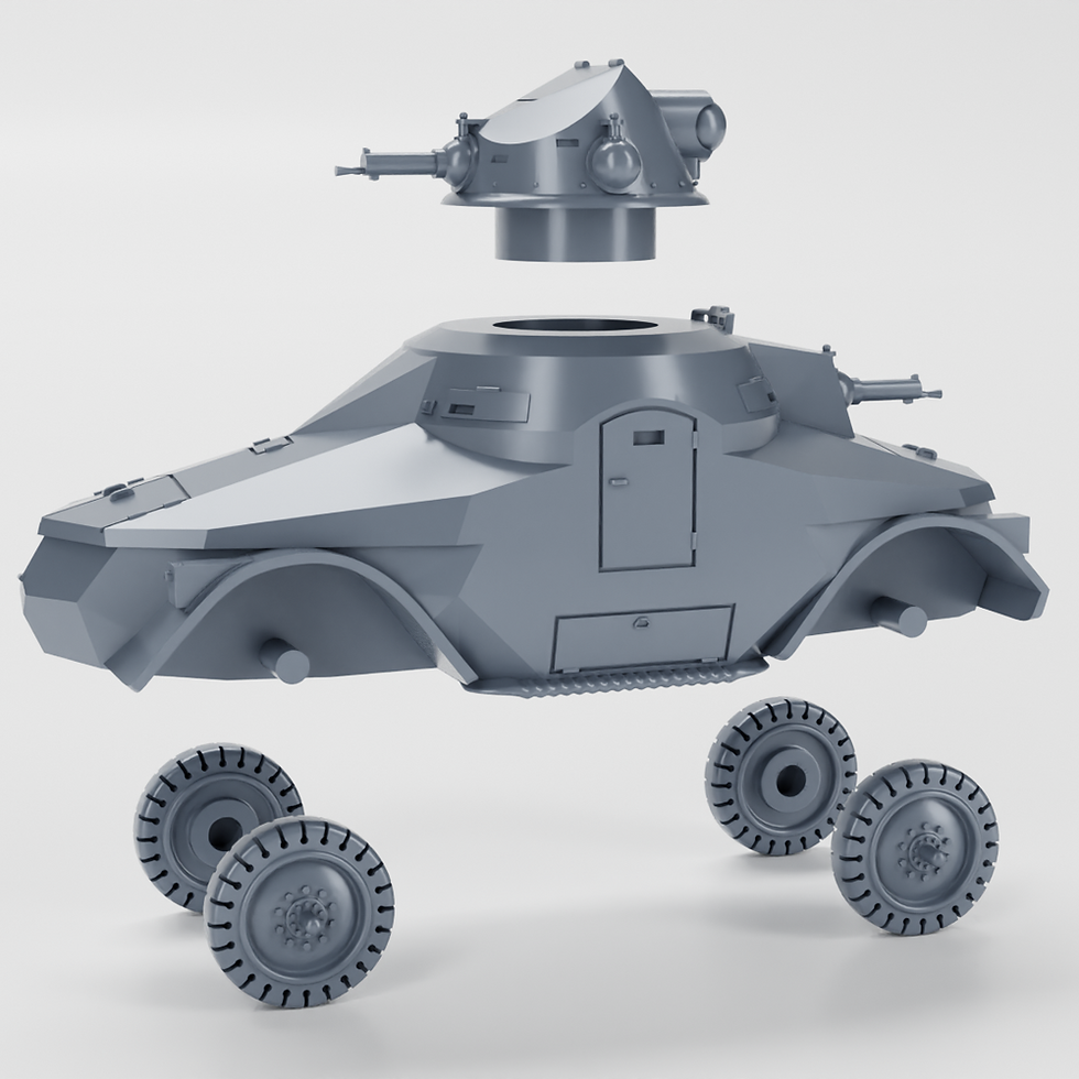 Thumbnail: Armored car Skoda PA-III (OA vz.27) (Czech, WW2) - COMMERCIAL USE