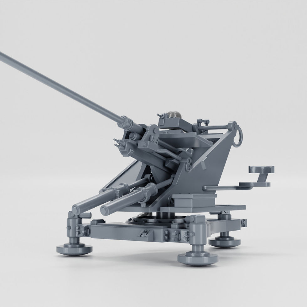 Thumbnail: Anti-aircraft gun 37mm Flak 36 + Gun operator (Germany, WW2) - PERSONAL USE