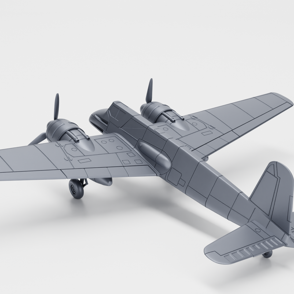 Henschel Hs 129 B-2 + 3 Pilots (Germany, WW2) - COMMERCIAL USE