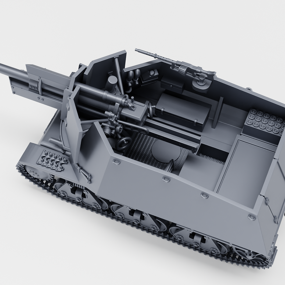 Thumbnail: 10.5cm leFH 18 (sf) auf GW 39H(f) (Germany+France, WW2) - COMMERCIAL USE