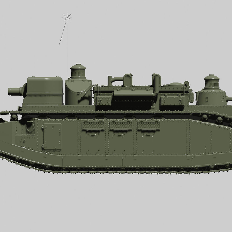 Thumbnail: Super heavy Tank FCM Char 2C - Champagne (France, WW2) - COMMERCIAL USE