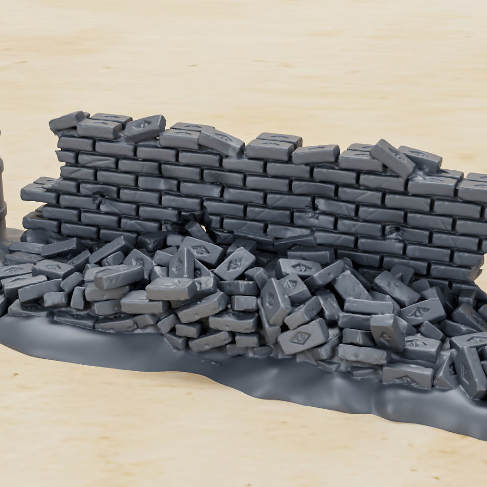 Thumbnail: Barricades for Bolt action - 9 pcs. - PERSONAL USE